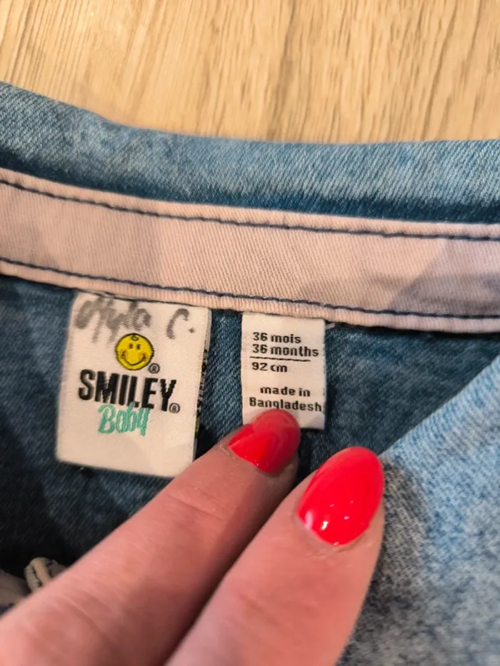 Veste jean Smiley - photo numéro 3