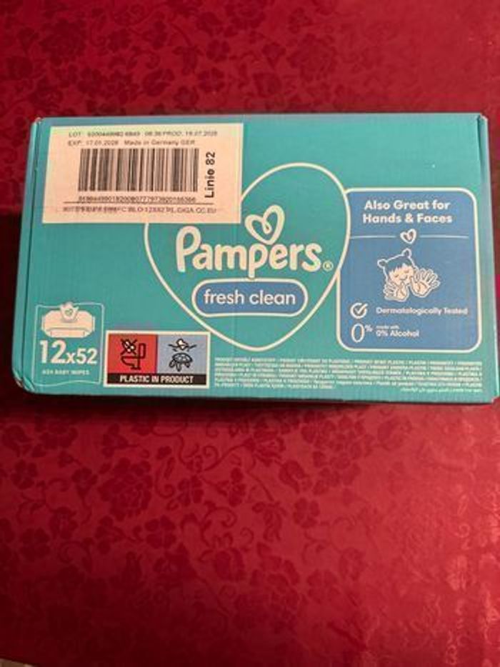 Lingettes Pampers Fresh Clean
