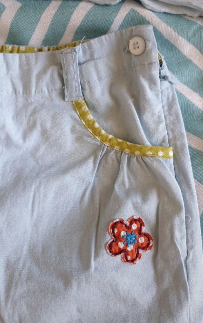 Ensemble pantacourt tee shirt DPAM 18mois - photo numéro 3