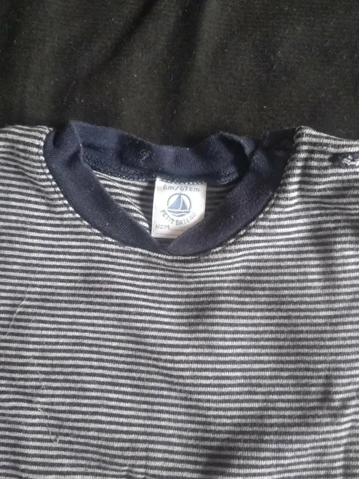 Tee shirt Garçon Manches longues 6 Mois - photo numéro 3