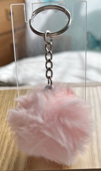 Porte clé pompon fourrure