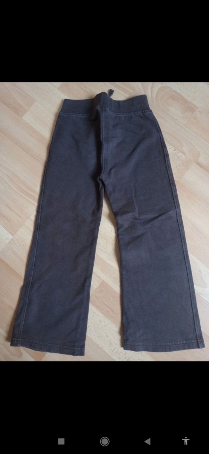 Jogging marron avec broderie - photo numéro 6