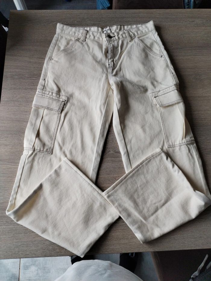 Jean beige taille 36 neuf