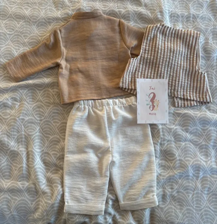 👶 Ensemble habillé bébé – 3 mois 👶 - photo numéro 3