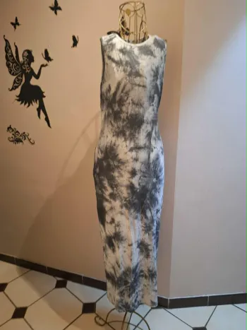 Robe longue tie & dye
