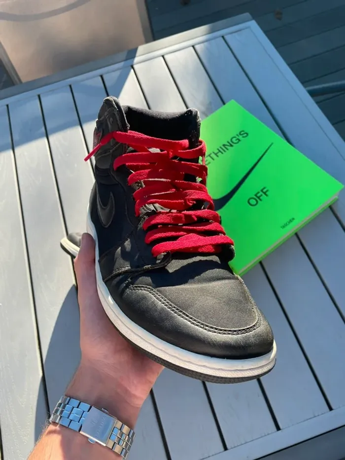 Nike Air Jordan 1 High Black Satin OG 🖤 - photo numéro 5