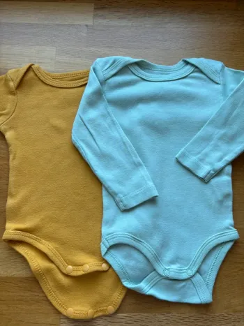 Lot 2 bodies ML 1 mois mixte