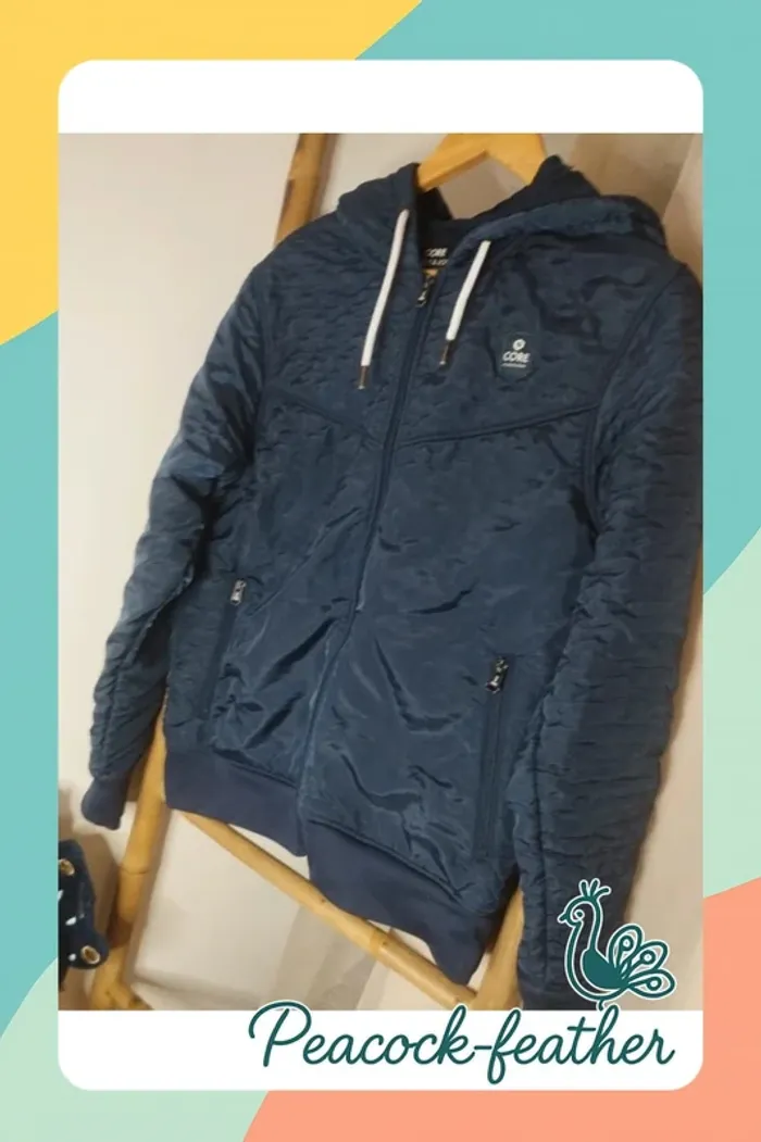 Veste jack & Jones M bleue - photo numéro 6