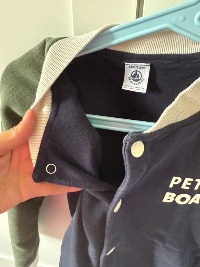 Veste Teddy petit bateau 6 ans - photo numéro 4