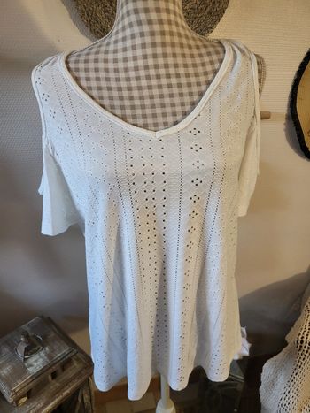Blouse tunique broderie