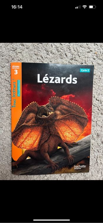 Livre sur les lézards