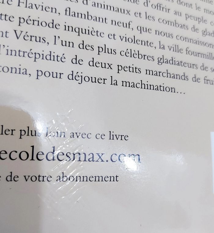 🌺 Livre (école des loisirs) : Octavius et le gladiateur - photo numéro 7