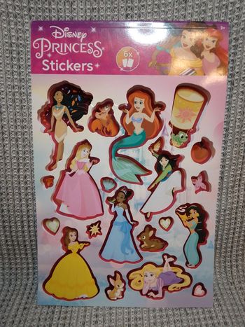 Autocollants stickers brillants Disney Princess