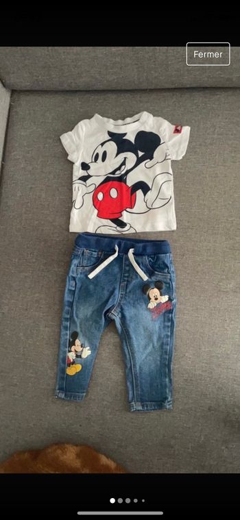 Ensemble Disney Mickey 6mois