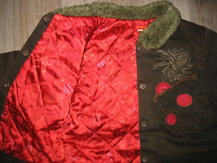 VESTE EN JEAN MARRON FONCÉ FILLE "MARÈSE" - 6 ANS - n°01 - photo numéro 8