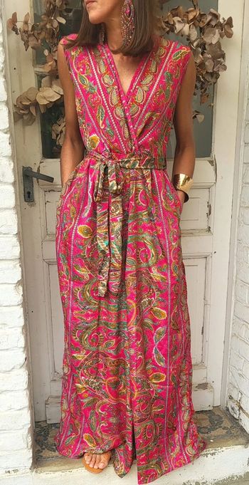 Combi pantalon large