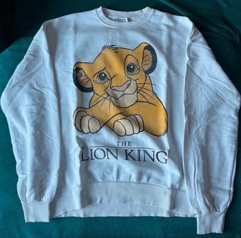 pull blanc le roi lion