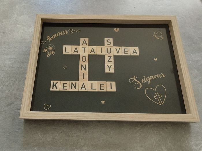 Cadre Scrabble jusqu'à 5 mots - photo numéro 2