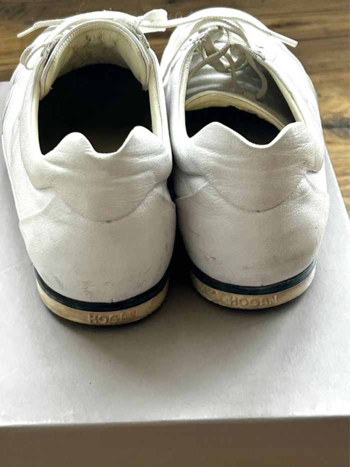Paire de basket blanche Hogan 9 1/2 - photo numéro 8