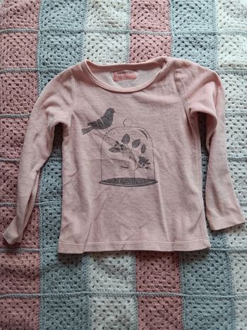Haut pyjama velours 5 ans