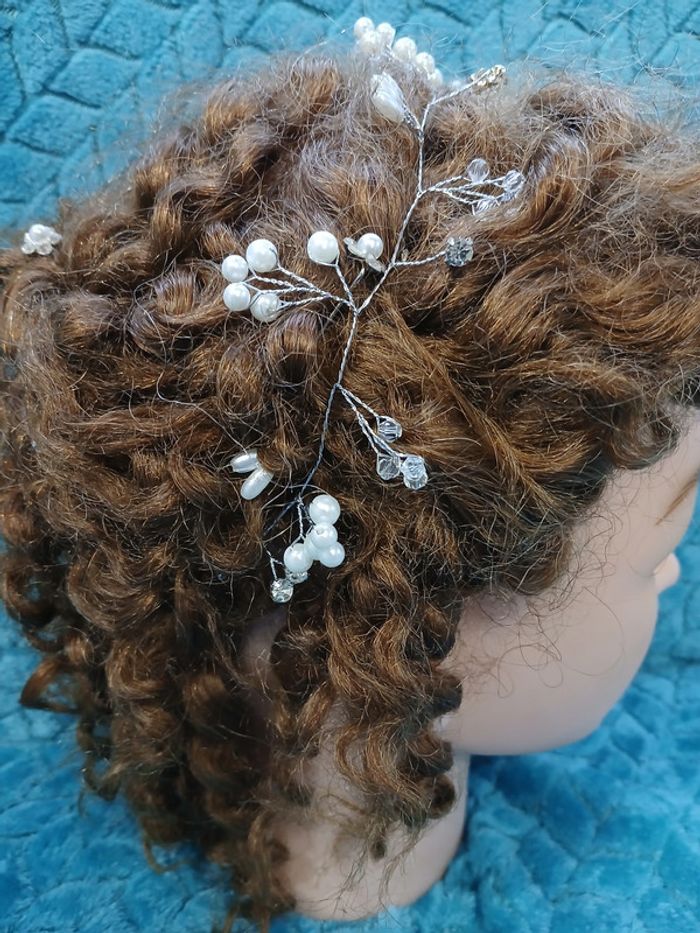 Diadème couronne décoration mariée - photo numéro 6