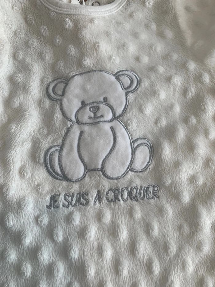 Pyjama velours 6 mois - photo numéro 2