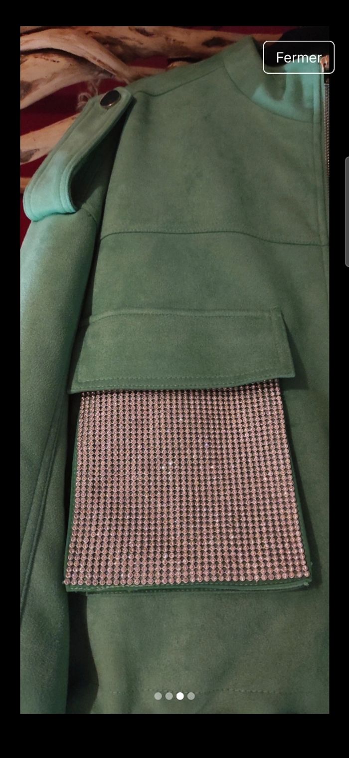 Blouson de la marque : drôle de copine : valeur 115euros  /neuf avec étiquette - photo numéro 3