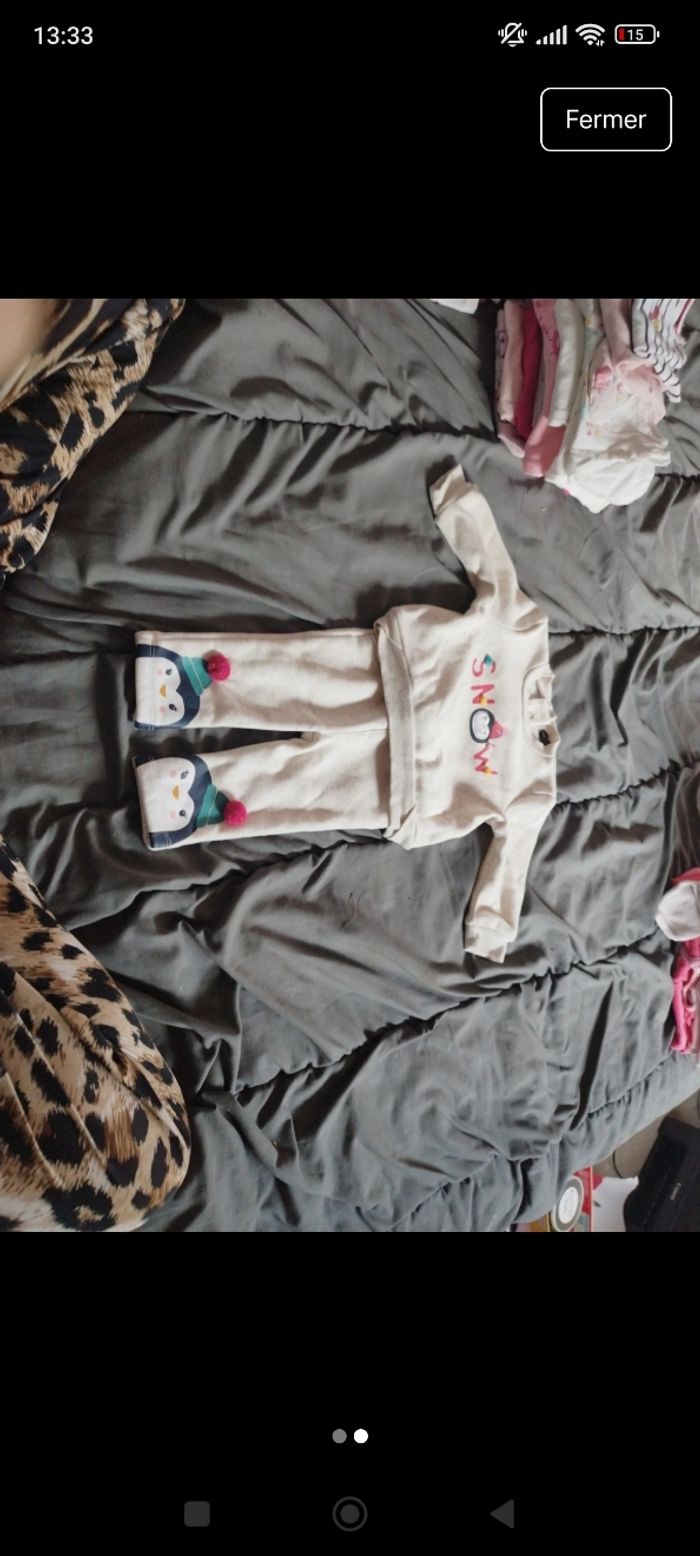 Ensemble bébé fille taille 6 mois - photo numéro 2