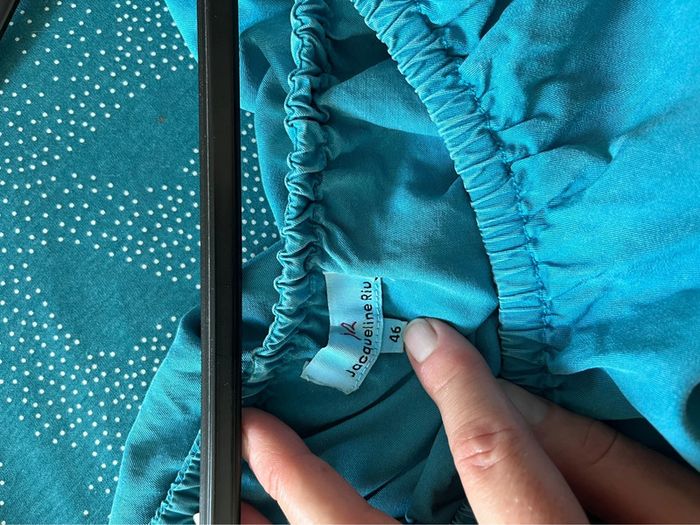 Robe turquoise 44 jacqueline riu été - photo numéro 2