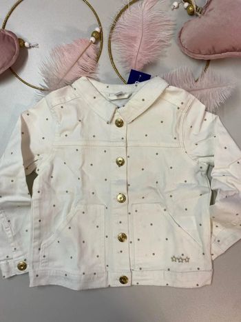Veste en jeans fille (neuf) - Taille 6 ans