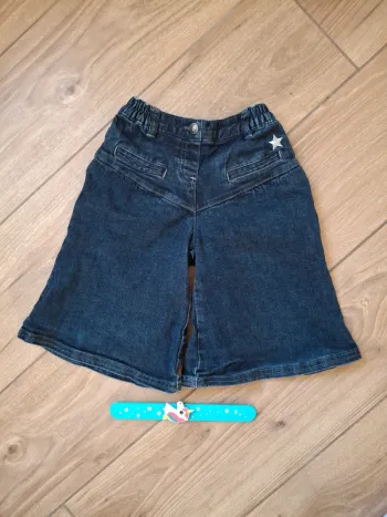 Jupe-culotte en jean Vertbaudet 6 ans très bon état