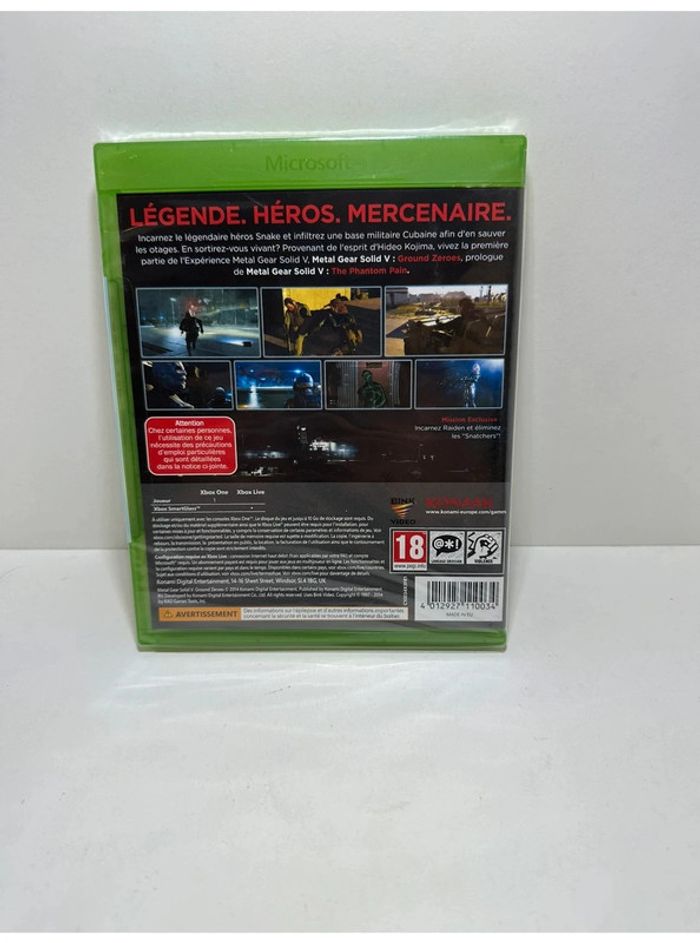 🎮 Metal Gear Solid V: Ground Zeroes – Xbox One - photo numéro 2