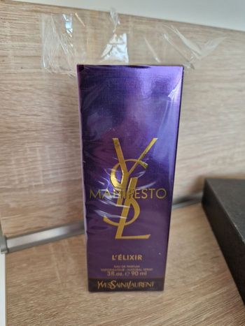 Parfum Yves Saint Laurent - Manifesto L'Élixir, en version Eau de Parfum, grand format 90 ml.