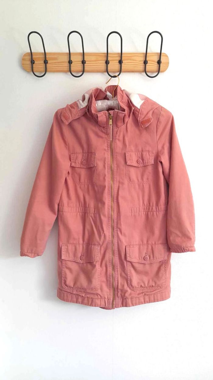 Parka avec capuche H&M vieux rose 9/10 ans