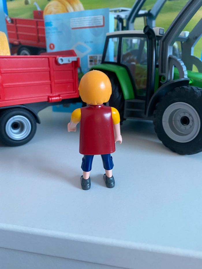 Playmobil - 6130 - Tracteur Avec Pelle et Remorque - photo numéro 3