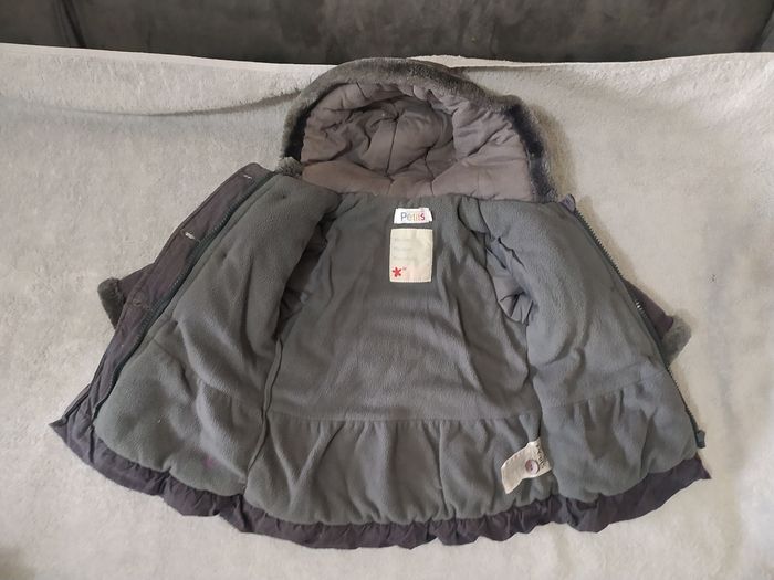 Manteau mi-long à Carreaux 12 mois - photo numéro 7