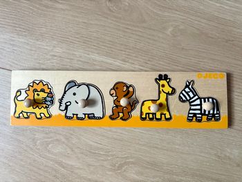Sava'n'co - Puzzle d'encastrement en bois - Djeco
