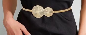 Ceinture dorée ajustable