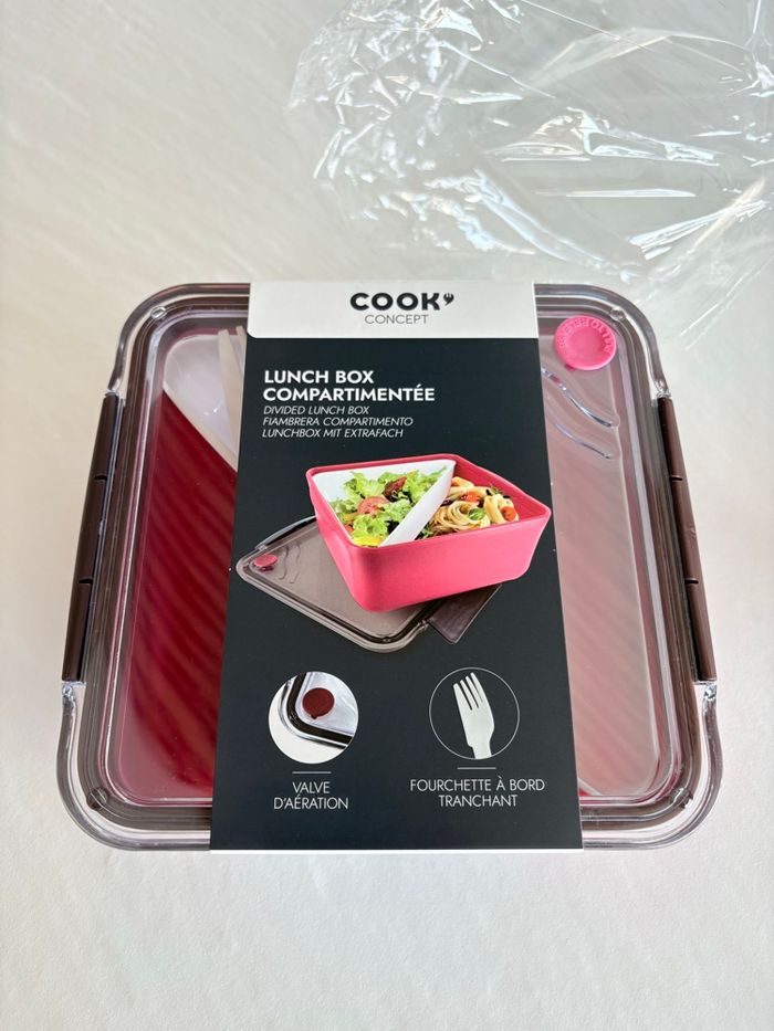 Boîte lunch box compartimentée cook concept - photo numéro 4