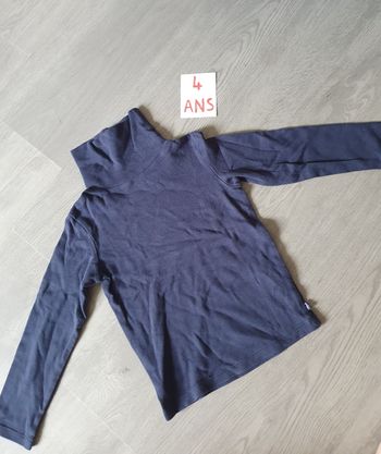 Maillot t-shirt sous pull 4ans garçon