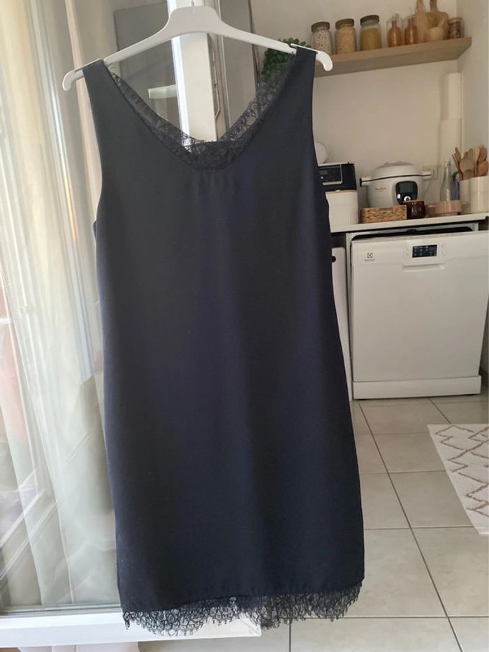 Robe femme noir dentelle Camaïeu 36
