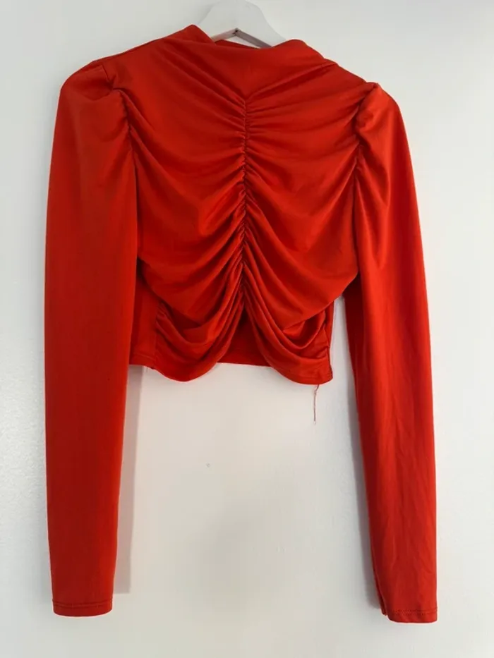 Crop top manche longue