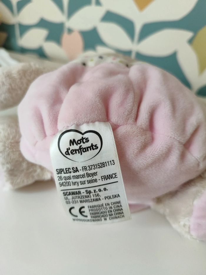 Doudou souris mots d'enfants - photo numéro 6