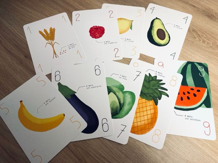 Cartes étapes grossesse