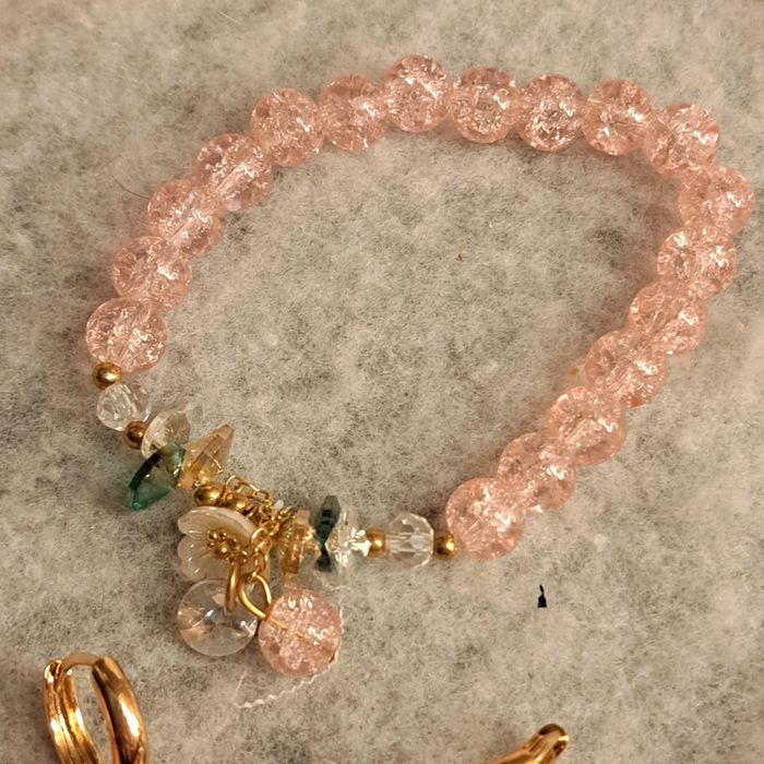 Parrurre magnifique chic rose et doré - photo numéro 5