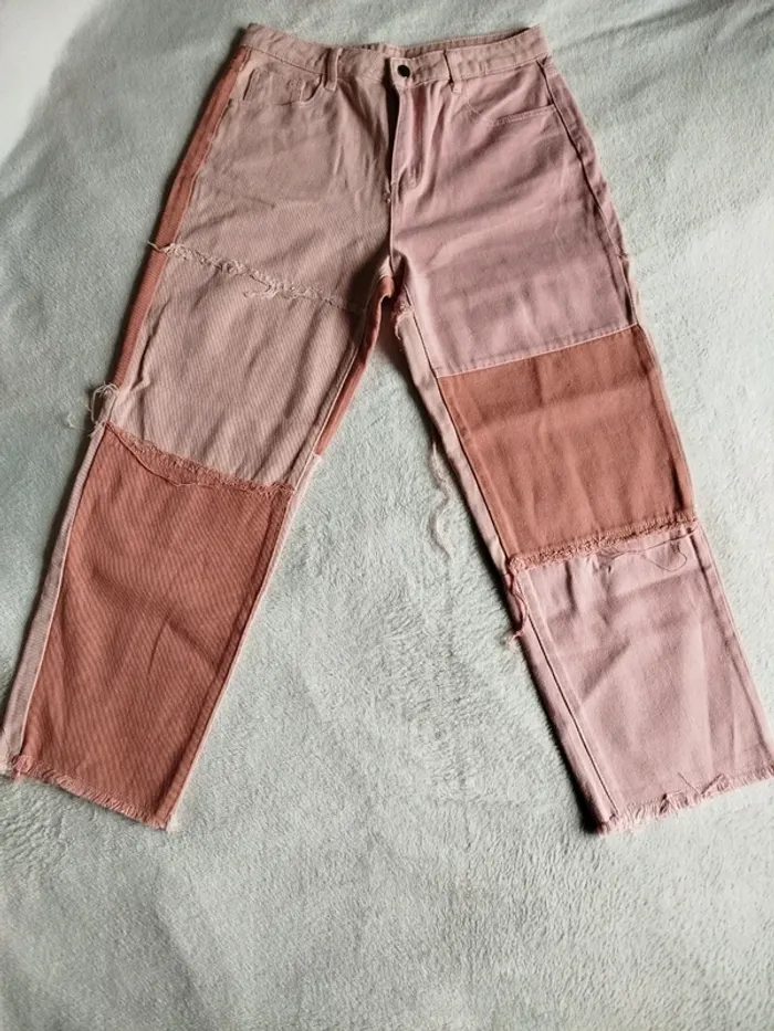 Pantalon femme style Mom Shein taille L - photo numéro 2