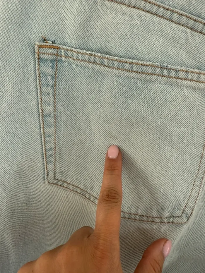 Jean Mom Bershka taille 42 bleu clair - photo numéro 8