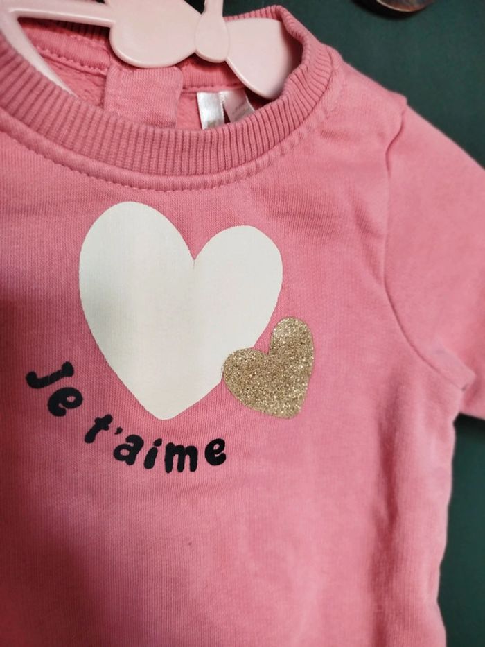 Pull cœur 🤍💖 3 mois - photo numéro 2