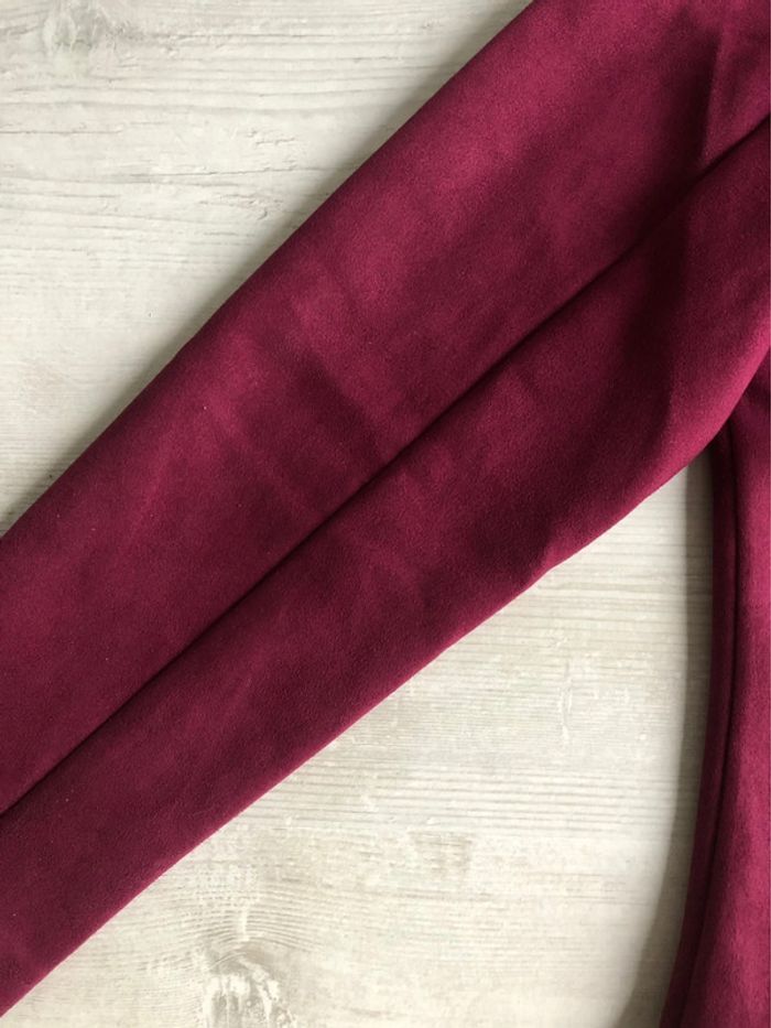 AN25-Veste fantaisie (entre le bordeaux et lie de vin) T 46-48 portée 1 soirée - photo numéro 9