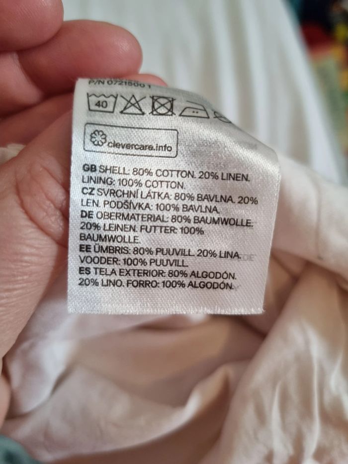 Salopette bébé 6 mois en lin - photo numéro 3